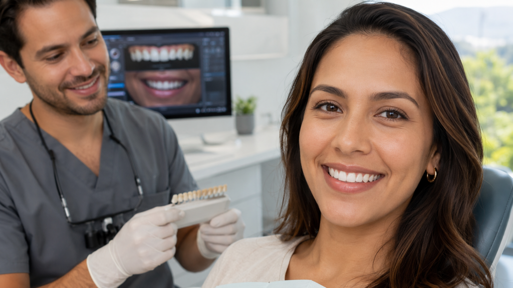 Diseño de sonrisa natural en Colombia con estética dental armónica y sin exageraciones.